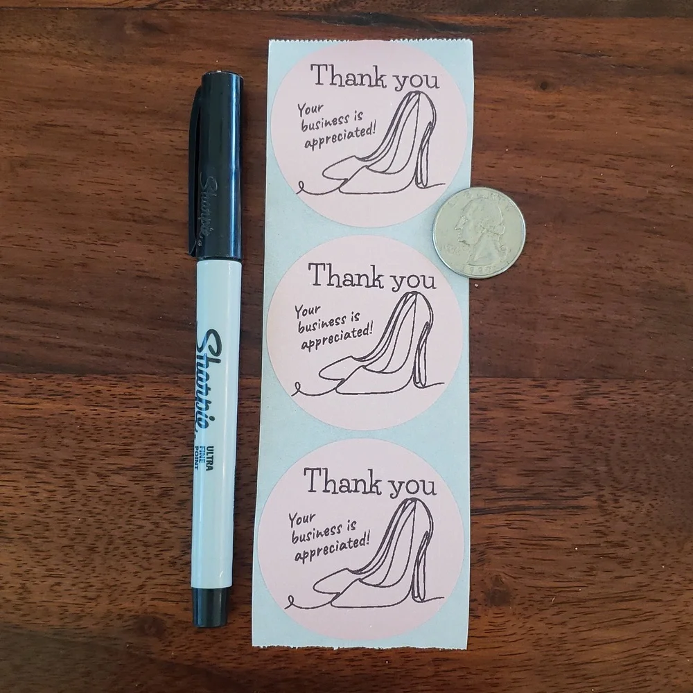 3/$15 Set of 50 LARGE 2 INCH ROUND STICKERS